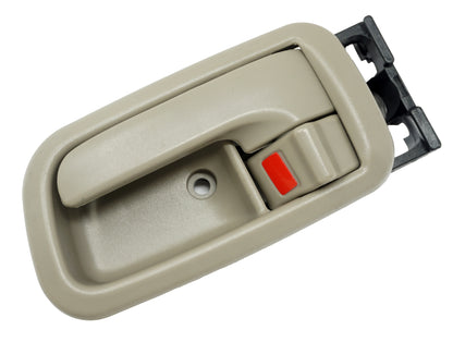 Inside Interior Left Driver Side Door Handle Gray Charcoal Compatible with 2000-2006 Tundra Replaces # 69206-0C010-B1, TO1352186 - Sentinel Auto Parts