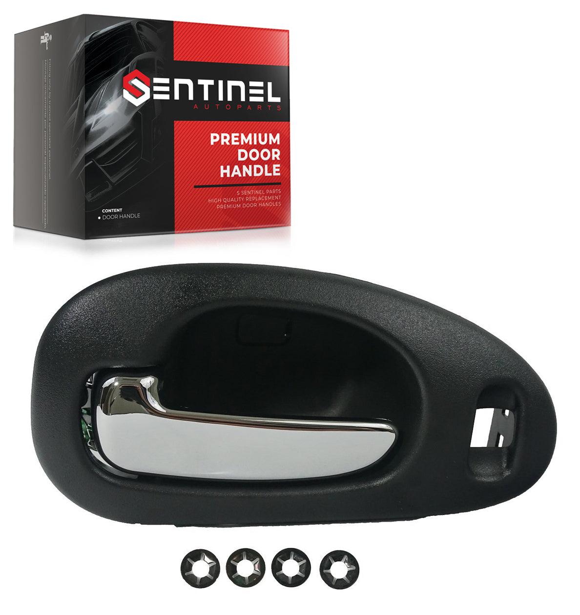 Interior Inside Door Handle Front Left Driver Side Compatible with 1998-2004 300M LHS Replaces # 5102849AA - Sentinel Auto Parts