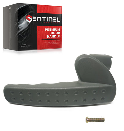 Inside Interior Door Handle Gray Driver Left Side Compatible with 2002-2009 Dodge Ram Pickup Truck Replaces # 1CR97BD5AA - Sentinel Auto Parts