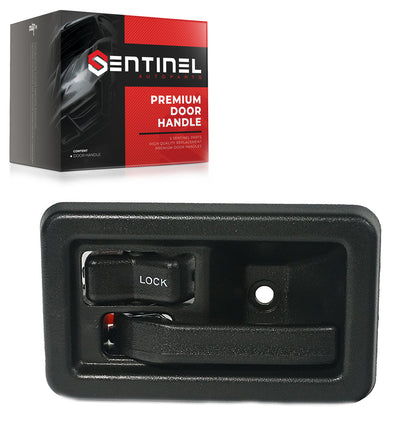 Inside Interior Door Handle Left Driver Compatible with 1987-2002 Jeep Wrangler, 1997-2002 Wrangler TJ, 1984-1986 Cherokee Replaces # 55176477AB - Sentinel Auto Parts