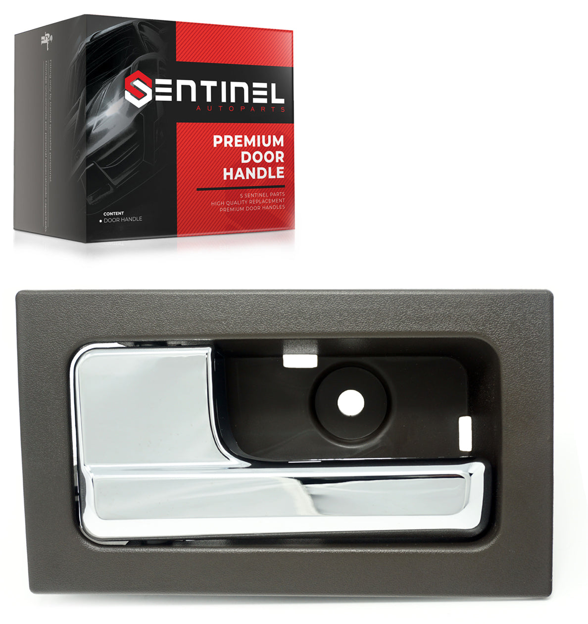 Inside Interior Door Handle Front or Rear Left Driver Side Compatible with 2009-2014 F150 Replaces # CL3Z-1522601-GA, 9L3Z-1522601-CB - Sentinel Auto Parts