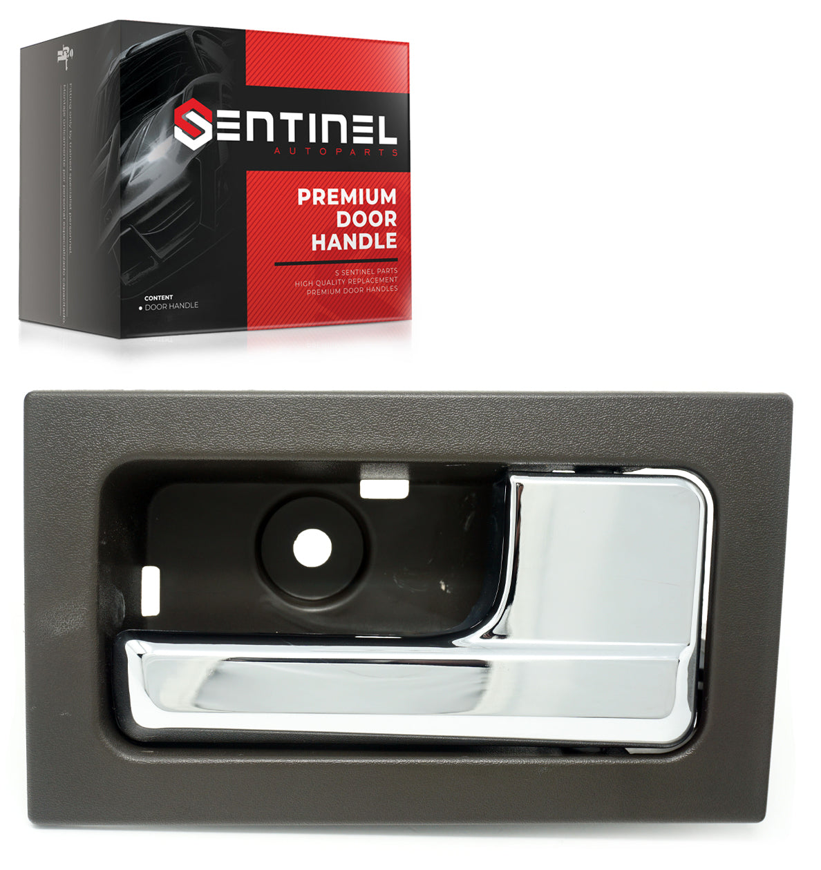 Inside Interior Door Handle Front or Rear Right Passenger Side Compatible with 2009-2014 F150 Replaces # CL3Z-1522600-GA 9L3Z-1522600-CB - Sentinel Auto Parts