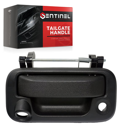 Tailgate Handle with Camera Hole Compatible with 2004-2016 Ford F150 F250 F350 F450 Super Duty Explorer Lobo, Lincoln Mark LT Replaces # 8L3Z-9943400-AC, FO1915123