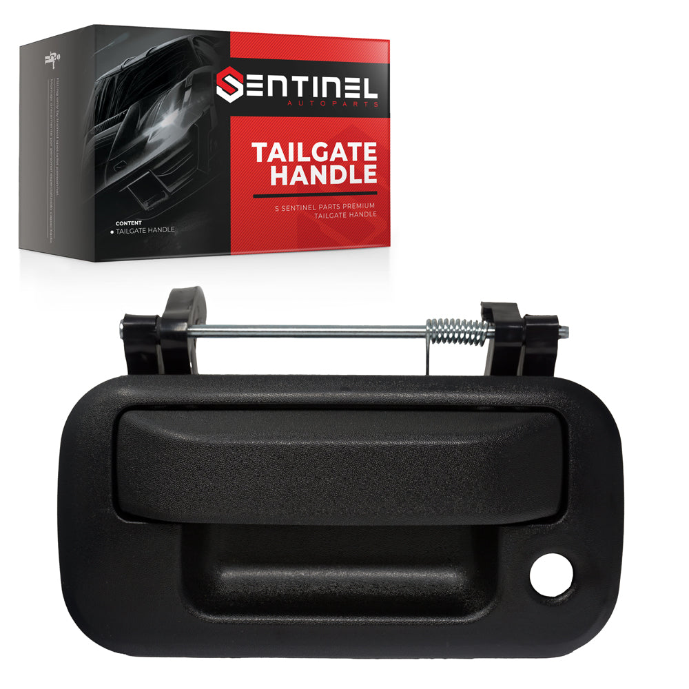 Tailgate Handle Compatible with 2004-2014 F-150, 2008-2016 F-250 F-350 Super Duty, 2007-2010 Explorer Sport Trac Replaces # FO1915111 - Sentinel Auto Parts