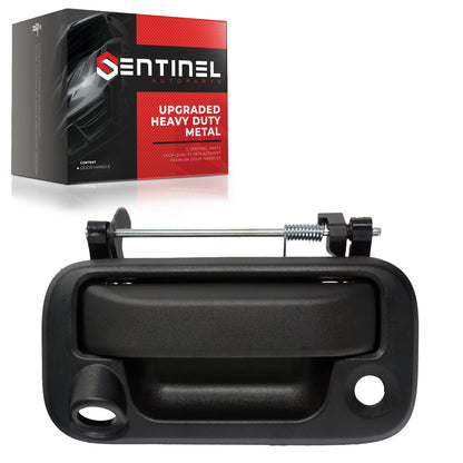 Heavy Duty Metal Tailgate Handle with Camera Hole Compatible with 2004-2016 Ford F150 F250 F350 F450 Super Duty Explorer Lobo, Lincoln Mark LT Replaces # 8L3Z-9943400-AC, FO1915123 - Sentinel Auto Parts