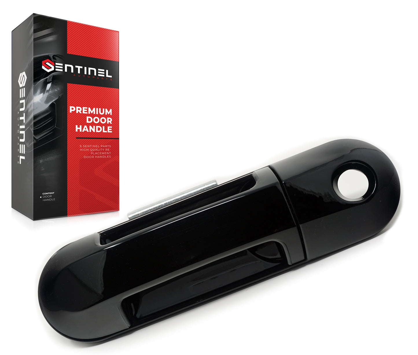 Exterior Front Left Side Door Handle Black for Ford Explorer Mercury Lincoln