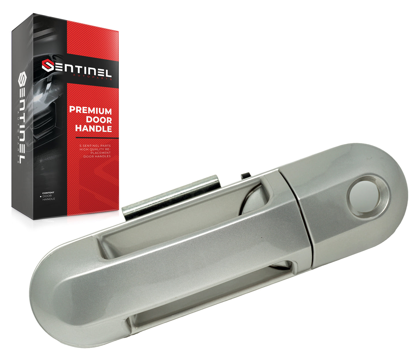 Exterior Front Left Door Side Handle for Ford Explorer Mercury Lincoln Silver - Sentinel Auto Parts