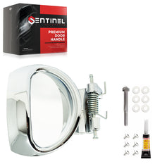 Inside Interior Door Handle Front or Rear Passenger Right Side Compatible with 2006-2011 Chevrolet HHR Replaces # 19299613, 25812186 - Sentinel Auto Parts