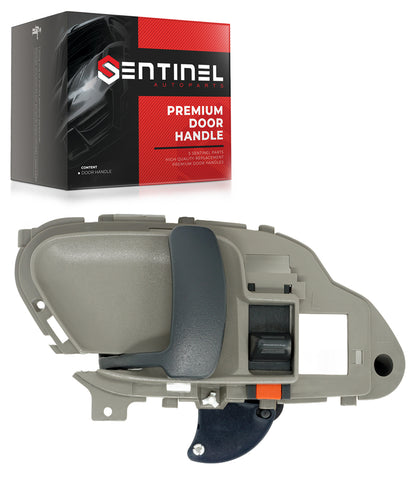 Inside Inner Interior Door Handle Front & Rear Left Driver Side Compatible with 1995-2000 Chevrolet Tahoe GMC Yukon Replaces # 15708043, GM1352101 - Sentinel Auto Parts