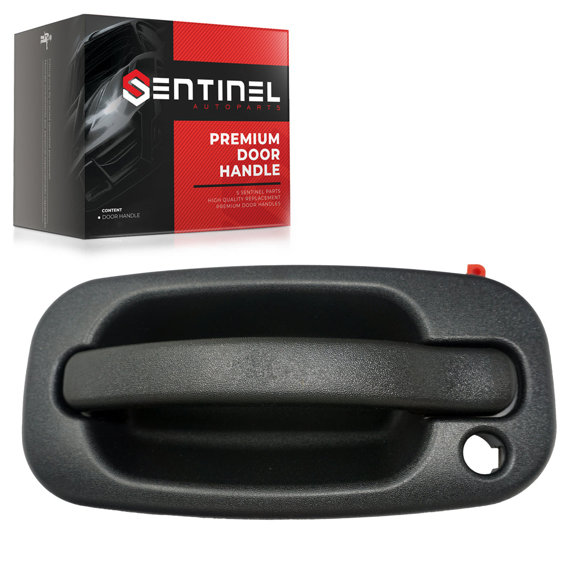 Outside Door Handle Front Left Driver Side Compatible with 99-07 Chevy GMC Sierra Silverado 02-06 Avalanche Escalade 00-06 Yukon XL Yukon Tahoe Suburban Replaces # 15034985 - Sentinel Auto Parts