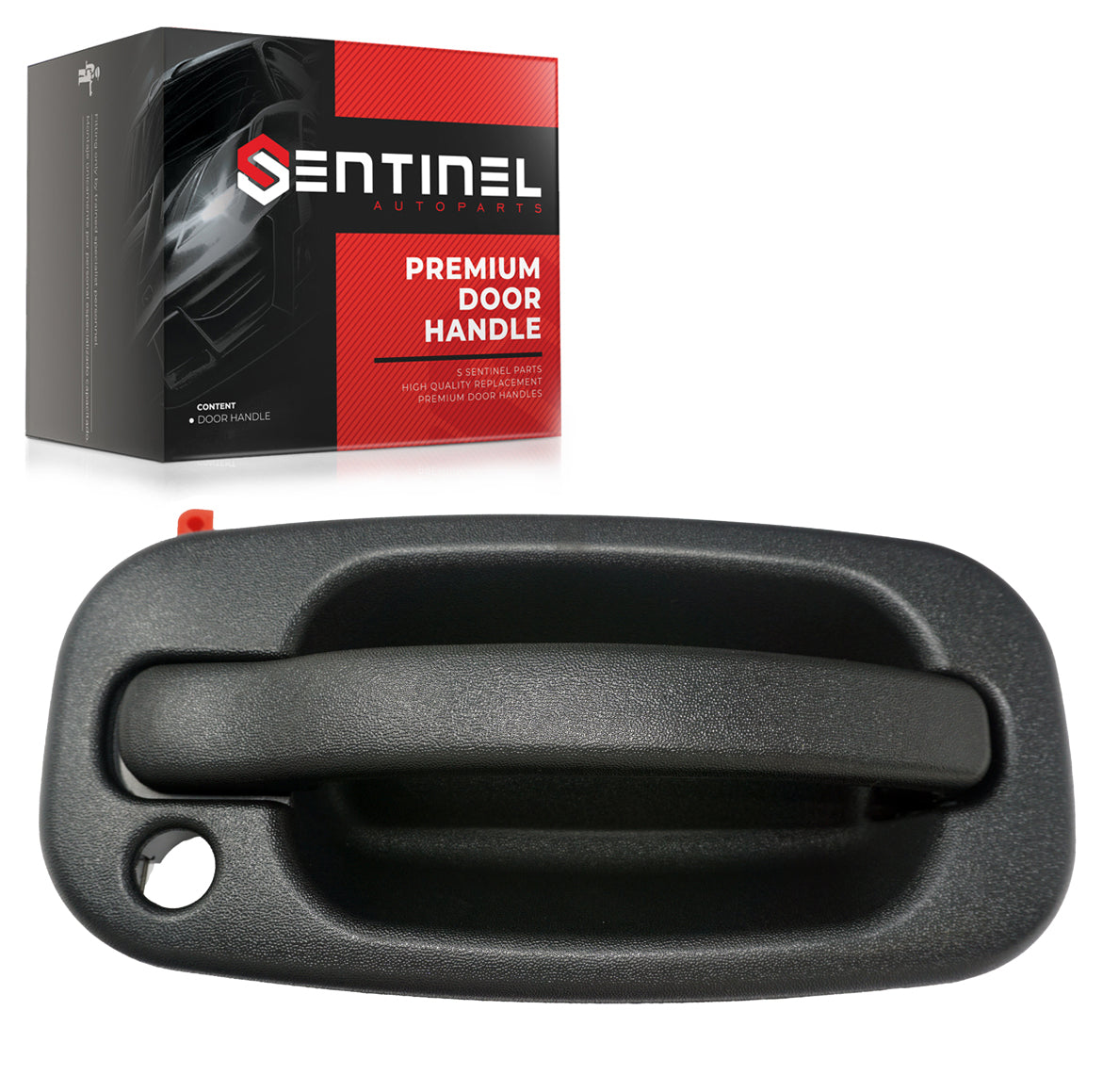 Outside Door Handle Front Right Side Compatible with 99-07 Chevy GMC Sierra Silverado 02-06 Avalanche Escalade 00-06 Yukon XL Yukon Tahoe Suburban Replaces # 15034986, GM1311129 - Sentinel Auto Parts
