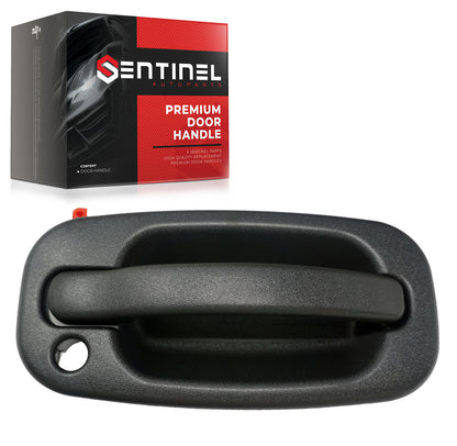Outside Door Handle Front Right Side Compatible with 99-07 Chevy GMC Sierra Silverado 02-06 Avalanche Escalade 00-06 Yukon XL Yukon Tahoe Suburban Replaces # 15034986, GM1311129 - Sentinel Auto Parts