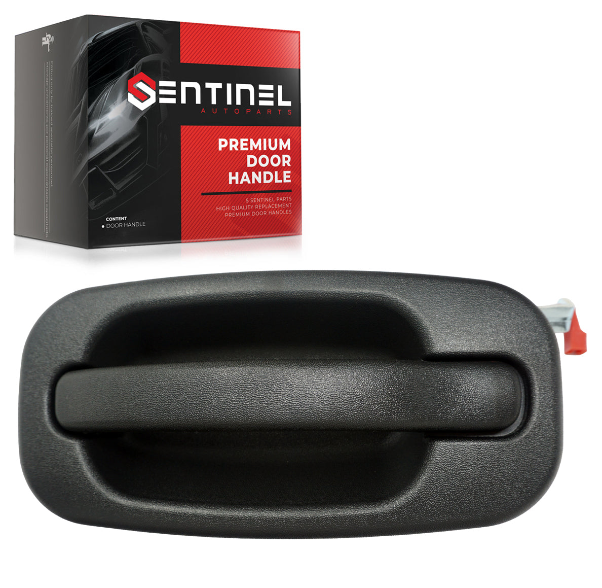 Outside Door Handle Rear Left Side Compatible with 99-07 Chevy GMC Sierra Silverado 02-06 Avalanche Escalade 00-06 Yukon XL Yukon Tahoe Suburban Replaces # 15721571, GM1520105 - Sentinel Auto Parts