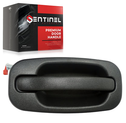 Outside Door Handle Rear Right Side Compatible with 99-07 Chevy GMC Sierra Silverado 02-06 Avalanche Escalade 00-06 Yukon XL Yukon Tahoe Suburban Replaces # 15721572, GM1521105 - Sentinel Auto Parts