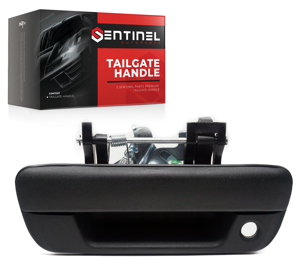 Tailgate Door Handle Compatible with 2004-2012 Chevrolet Colorado, GMC Canyon 2006-2008 Isuzu Pickup Truck Replaces # GM1915118, 25801998 - Sentinel Auto Parts
