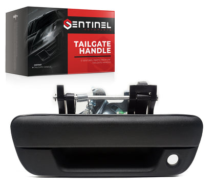 Tailgate Door Handle Compatible with 2004-2012 Chevrolet Colorado, GMC Canyon 2006-2008 Isuzu Pickup Truck Replaces # GM1915118, 25801998 - Sentinel Auto Parts