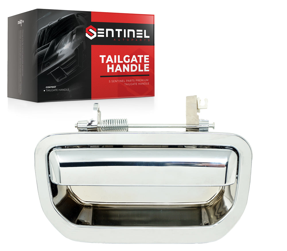 Tailgate Handle Rear Chrome Compatible with 2006-2014 Honda Ridgeline Replaces # 74810SJCA01ZJPFM - Sentinel Auto Parts