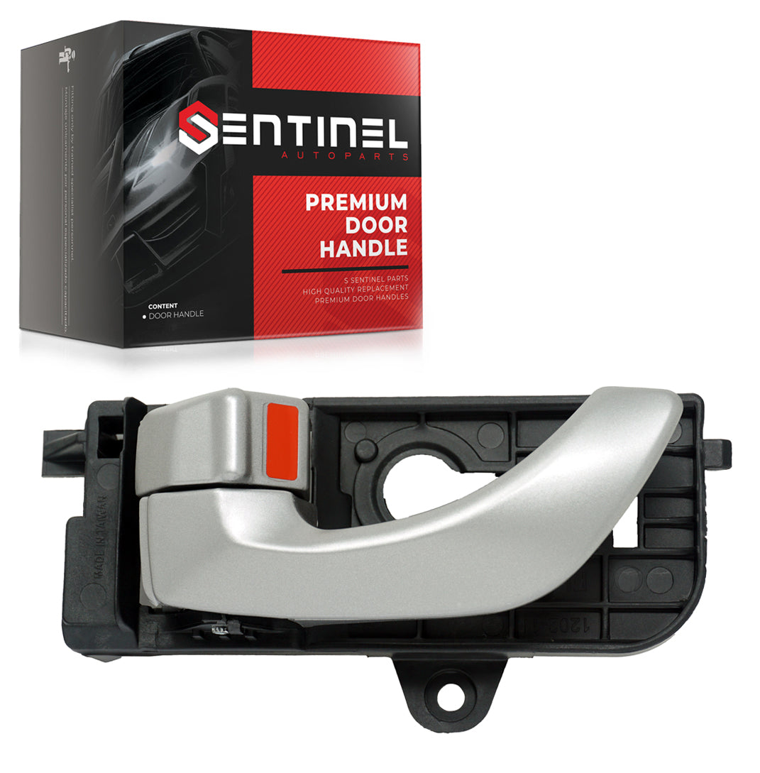 Inside Interior Door Handle Front Left Driver Side Inside Compatible with 2005-2008 Hyundai Sonata Replaces # 82610-3K020-XZ - Sentinel Auto Parts