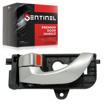 Inside Interior Door Handle Front Left Driver Side Inside Compatible with 2005-2008 Hyundai Sonata Replaces # 82610-3K020-XZ - Sentinel Auto Parts