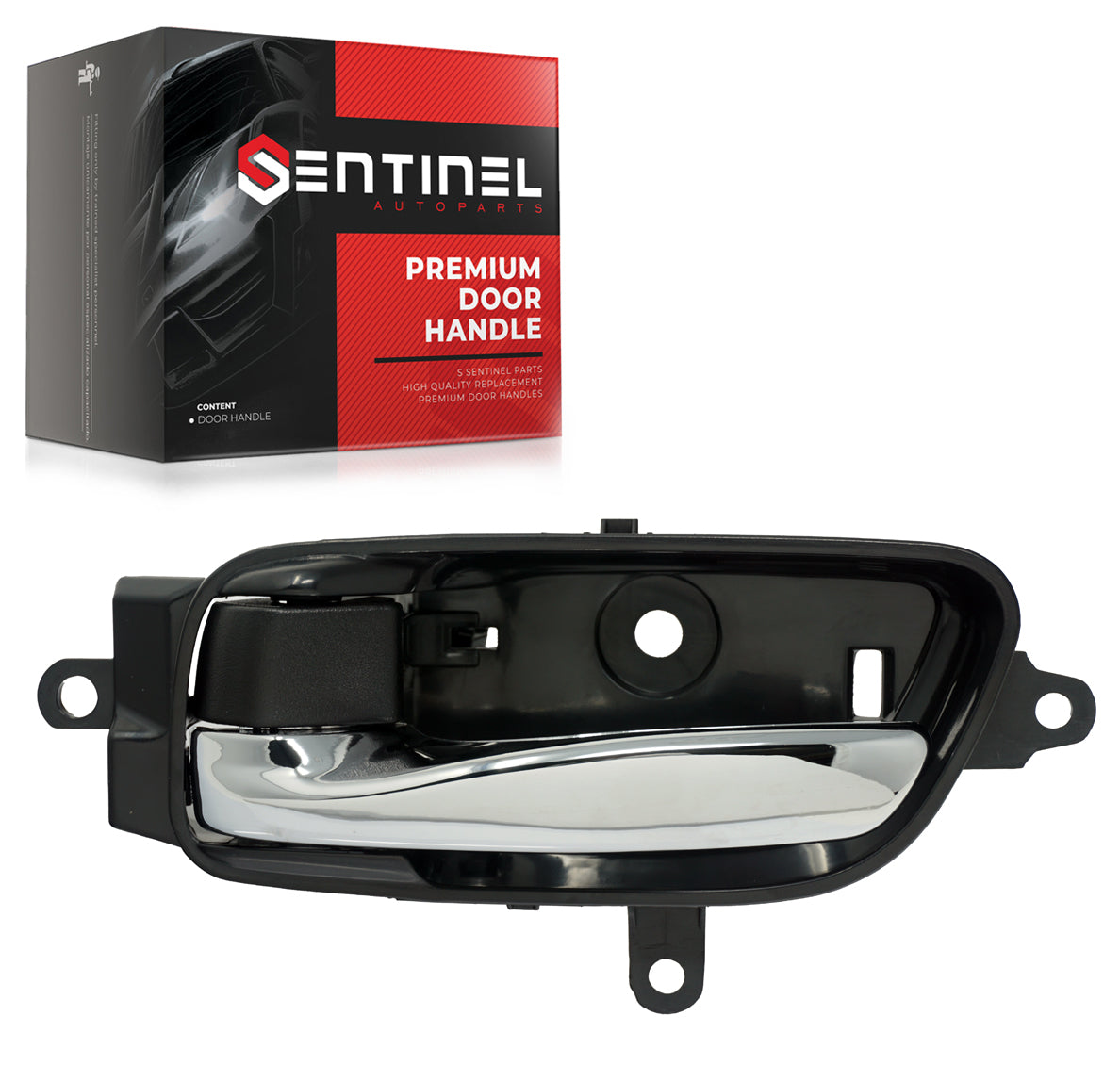 Inside Interior Door Handle Left Driver Side Compatible with 2013-2017 Nissan Altima Pathfinder, 15-17 Nissan Titan, 16-17 Titan XD, 15-17 Nissan Murano Replaces # 80671-3TA0D - Sentinel Auto Parts