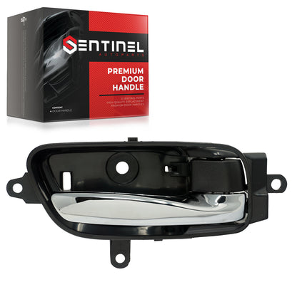 Inside Interior Door Handle Right Passenger Side Compatible with 2013-2017 Nissan Altima Pathfinder, 12-17 Nissan Titan, 16-17 Titan XD, 15-17 Nissan Murano Replaces # 80670-3TA0D - Sentinel Auto Parts