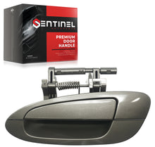 Outside Exterior Door Handle Rear Left Driver Side KY2 Polished Pewter Metallic Compatible with 2002-2006 Nissan Altima Replaces # NI1520112, 82607-8J009 - Sentinel Auto Parts