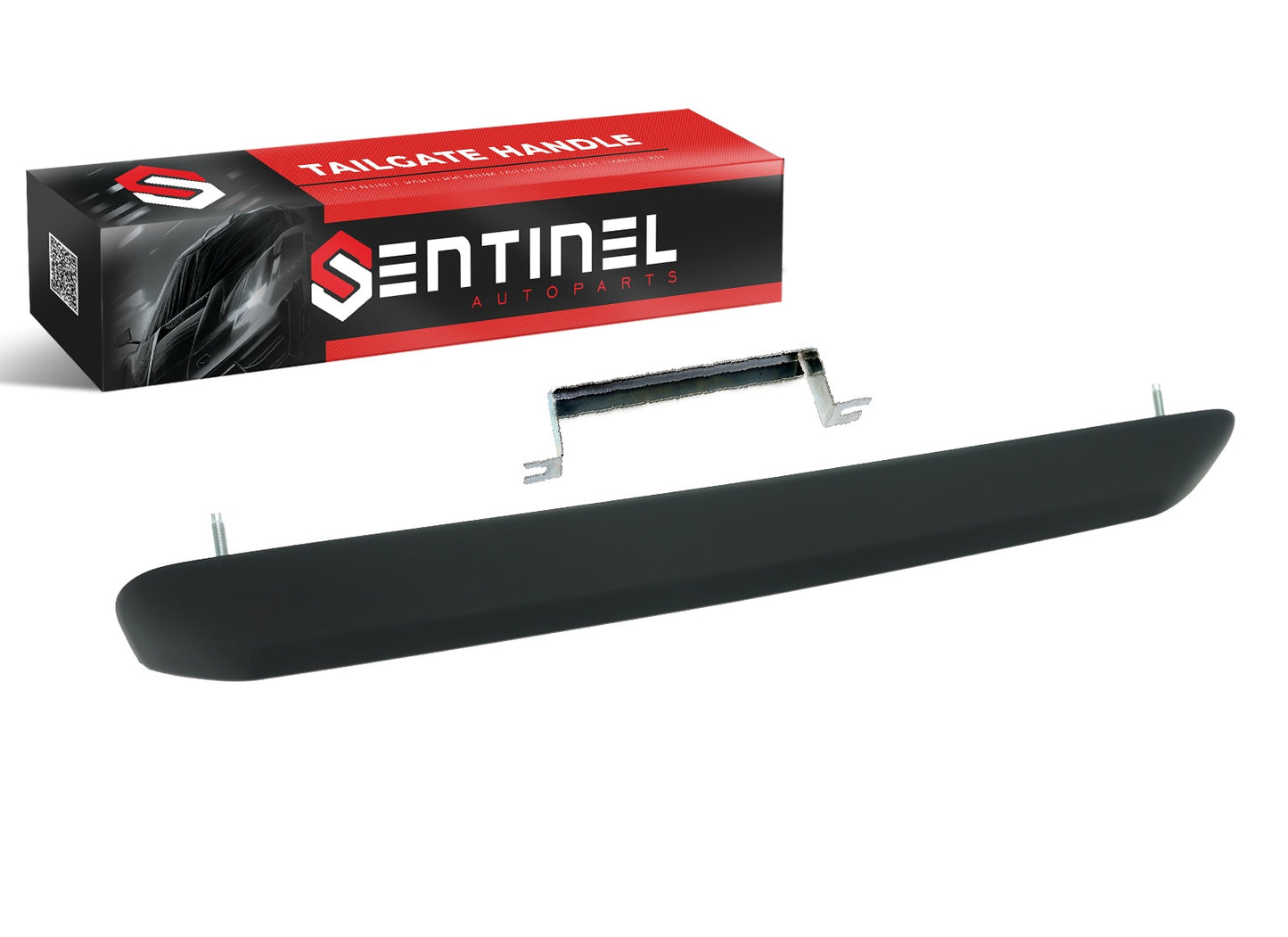 Upgraded Liftgate Tailgate Hatch Garnish Door Handle with Metal Plate Compatible with 2004-2006 Scion xB Replaces # 76801-52131, 76811-52122 (Primed Black) - Sentinel Auto Parts