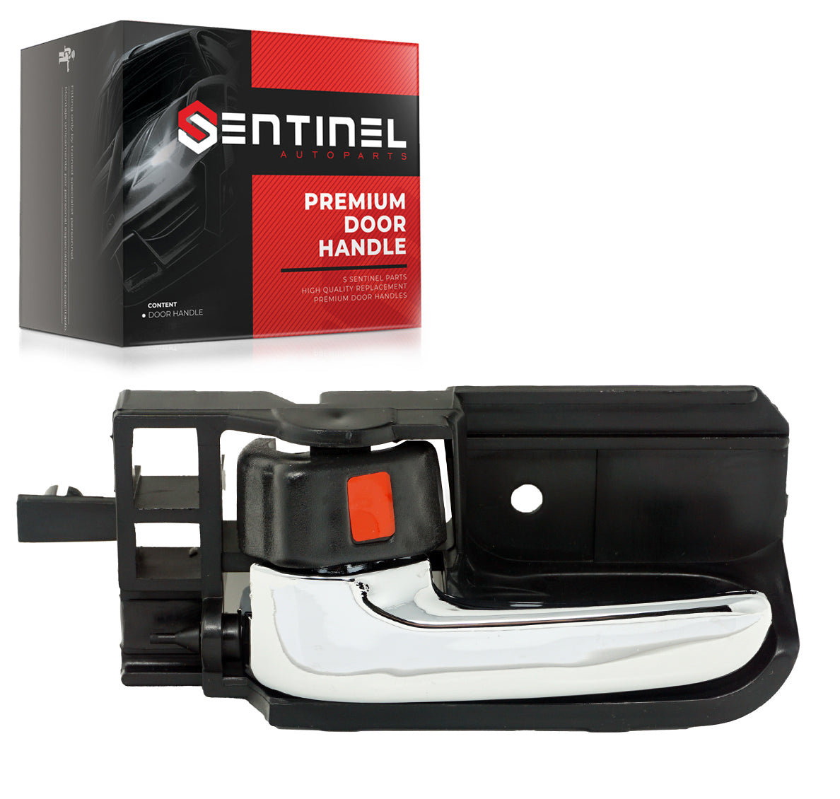 Inside Interior Door Handle Left Driver Side Compatible with 2005-2010 Scion Tc, 2003-2008 Toyota Corolla, Matrix Replaces # TO1352139 - Sentinel Auto Parts