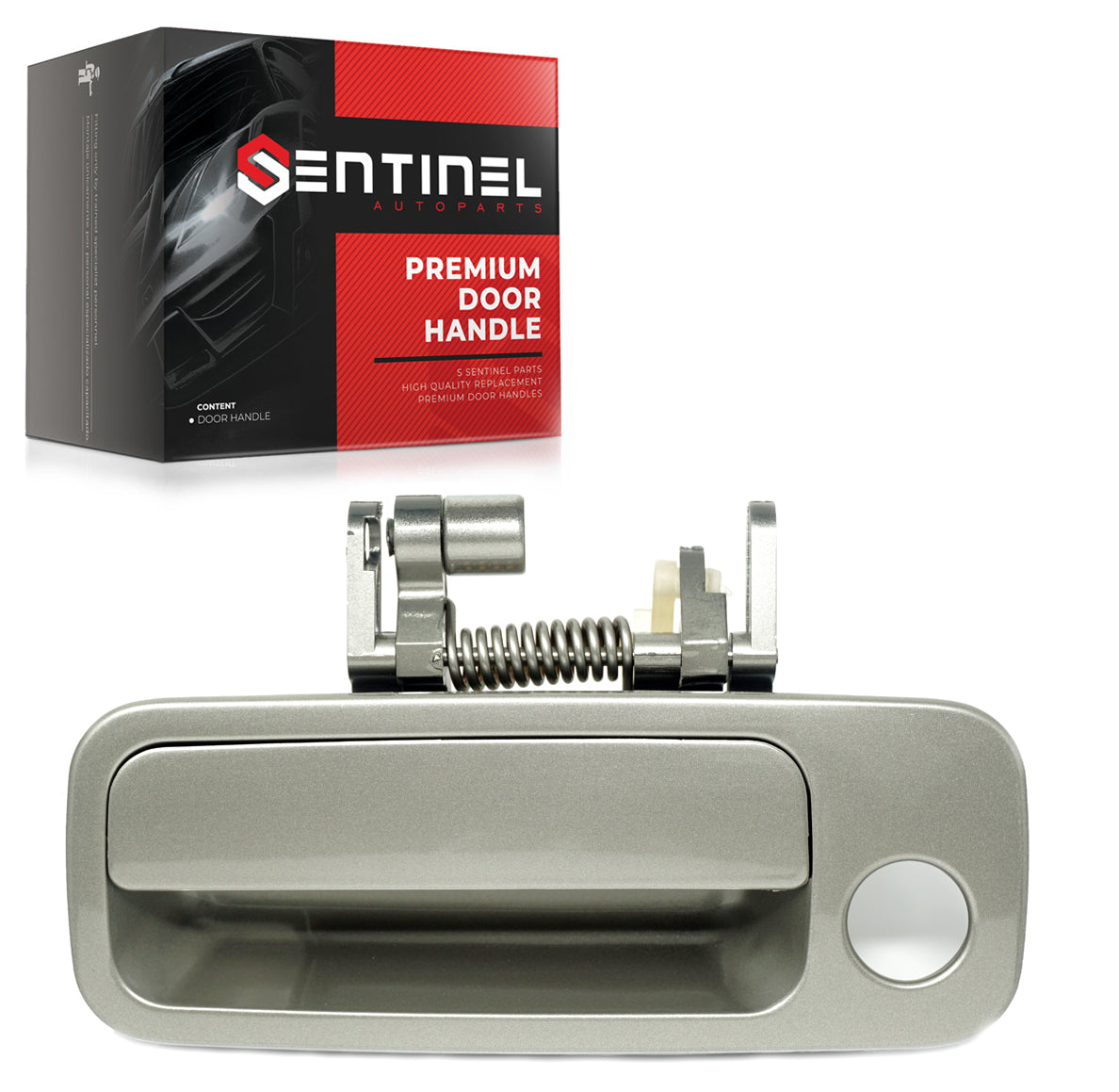 Outside Exterior Door Handle Front Left Driver Side 1B2 Antique Sage Pearl Compatible with 1997-2001 Toyota Camry Replaces # 69220-AA010, TO1310114