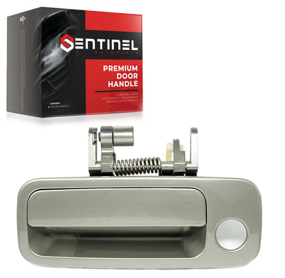 Outside Exterior Door Handle Front Left Driver Side 1B2 Antique Sage Pearl Compatible with 1997-2001 Toyota Camry Replaces # 69220-AA010, TO1310114