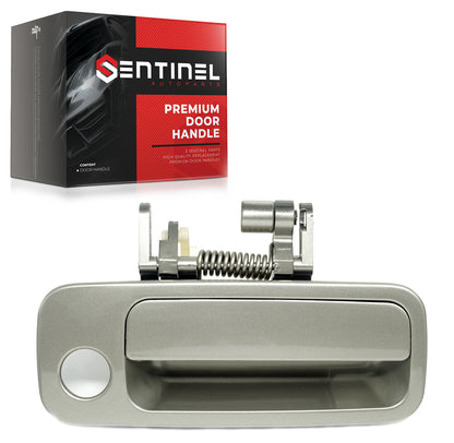 Outside Exterior Door Handle Front Right Passenger Side 1B2 Antique Sage Pearl Compatible with 1997-2001 Toyota Camry Replaces # 69210-AA010-C0, TO1311114