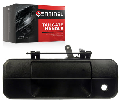 Rear Tailgate Handle with Keyhole Compatible with 2007-2013 Tundra Replaces # 69090-0C040, TO1915113 - Sentinel Auto Parts