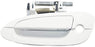 Sentinel Parts Front Left Driver Side Outside Exterior Door Handle QX3 Satin White Pearl Compatible Replacement for 2002-2006 Nissan Altima - Sentinel Auto Parts