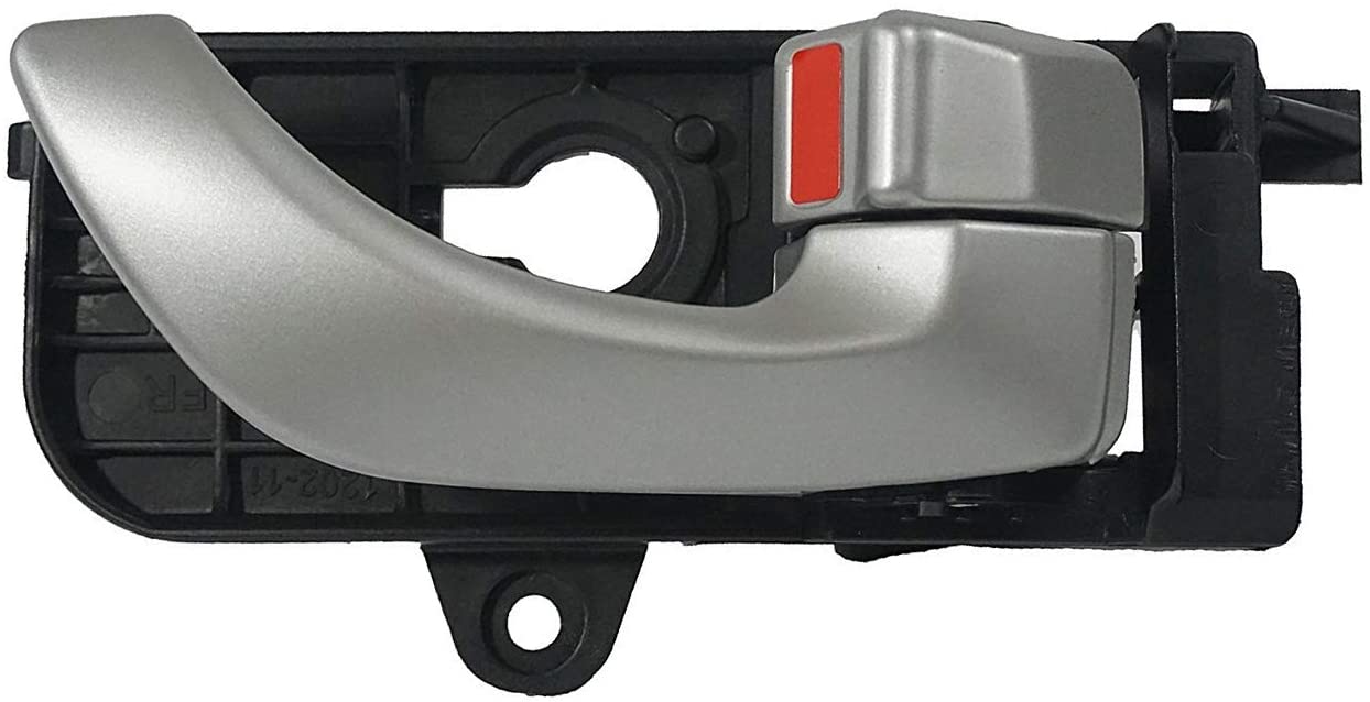Sentinel Parts Front Right Passenger Side Inside Silver Door Handle Compatible Replacement for 2005-2008 Hyundai Sonata 82620-3K020-XZ - Sentinel Auto Parts