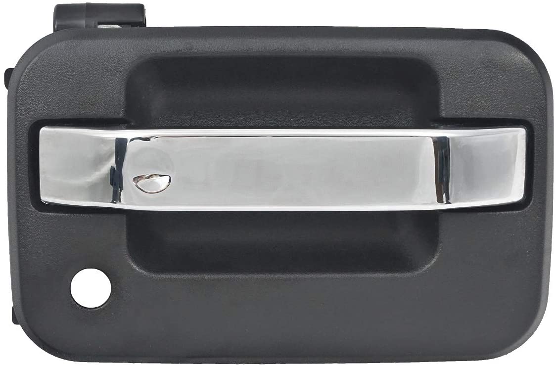Sentinel Parts Exterior Outside Chrome Lever Passenger Front Right Door Handle Compatible Replacement for 2004-2014 F 150 F150 - Sentinel Auto Parts