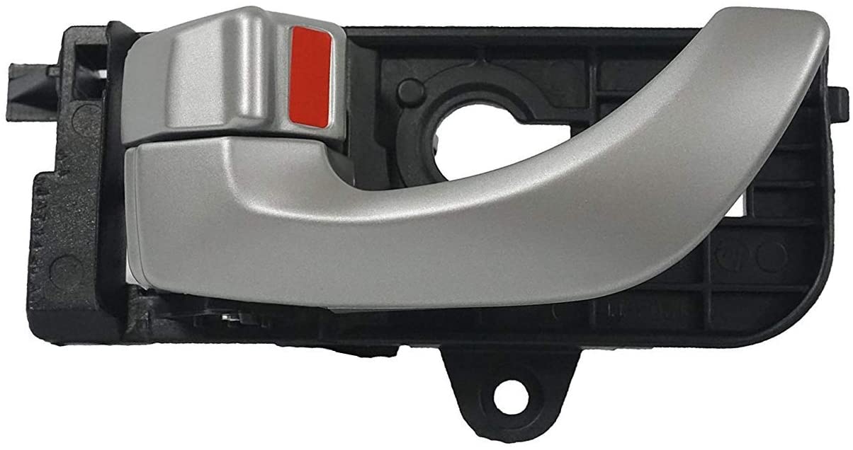 Sentinel Parts Front Left Driver Side Inside Silver Door Handle Compatible Replacement for 2005-2008 Hyundai Sonata 82610-3K020-XZ - Sentinel Auto Parts